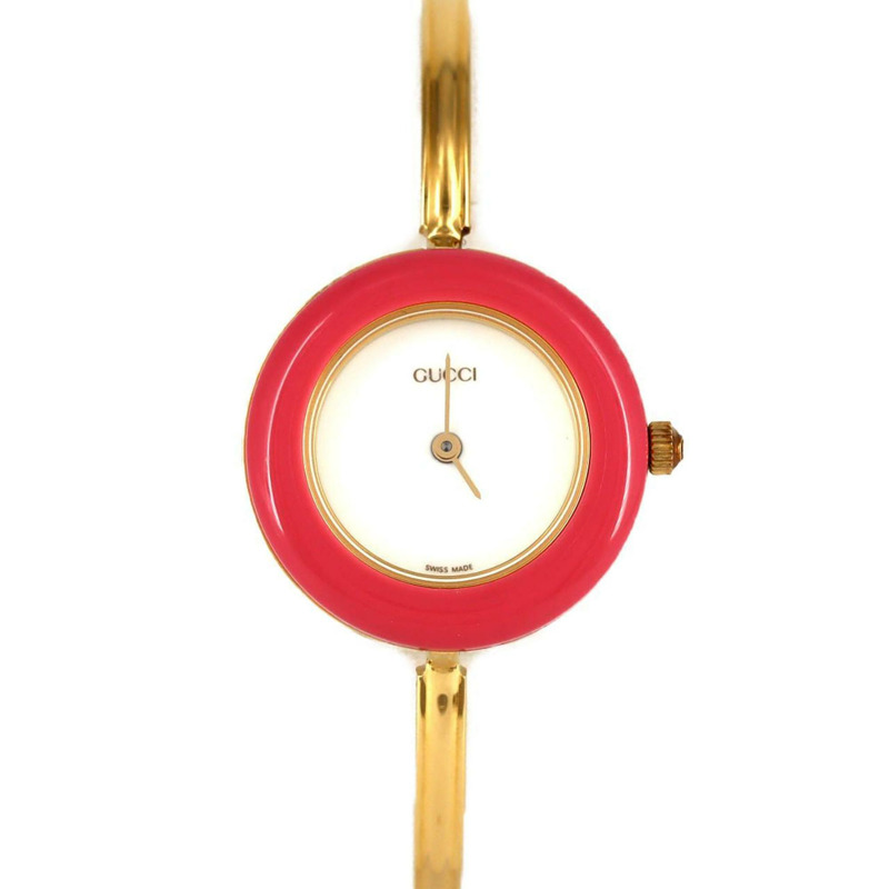 Gucci Change Ring GP 小號 11 12.2 石英錶-0