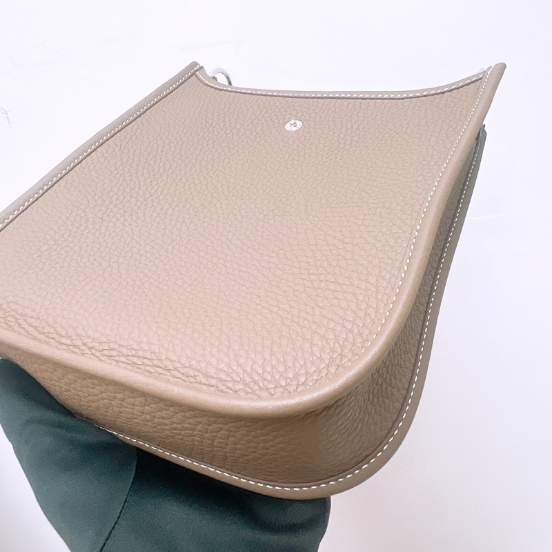 Hermes mini evelyne 大象灰銀扣 K-3