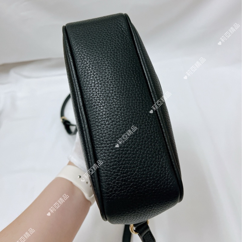 莉亞精品♡Gucci 308364 soho相機包 黑 二手-5