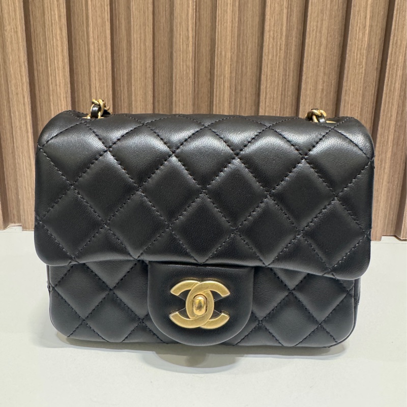 全新 Chanel 方胖子金球 Mini Square Gold Ball-2