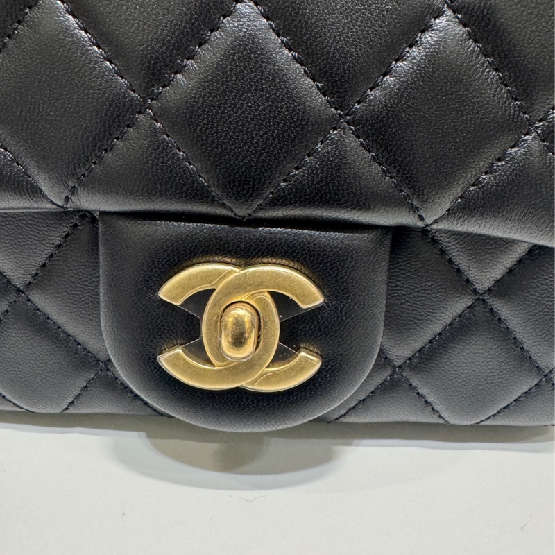 全新 Chanel 方胖子金球 Mini Square Gold Ball-9