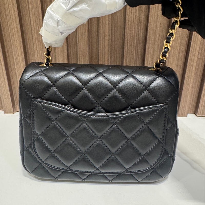 全新 Chanel 方胖子金球 Mini Square Gold Ball-10