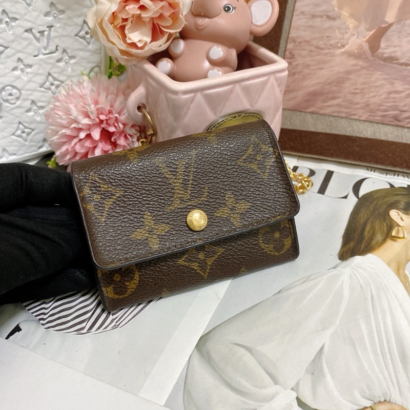 LV M61930 老花卡夾零錢包 🏅-3