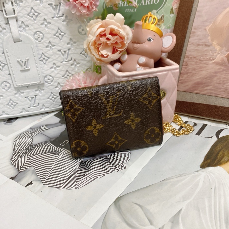 LV M61930 老花卡夾零錢包 🏅-6