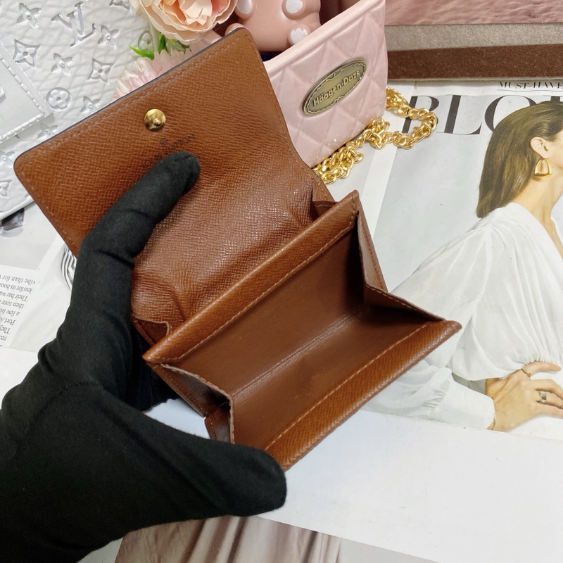 LV M61930 老花卡夾零錢包 🏅-14