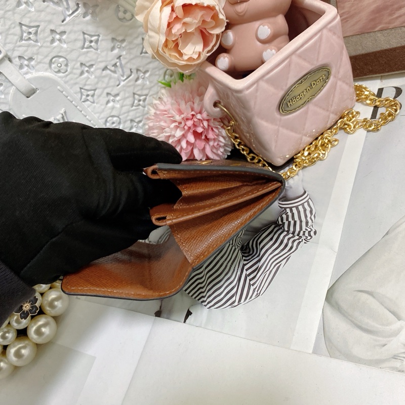 LV M61930 老花卡夾零錢包 🏅-17