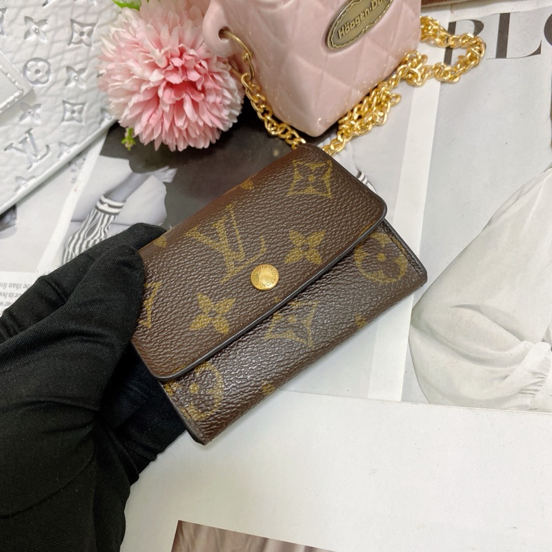 LV M61930 老花卡夾零錢包 🏅-23