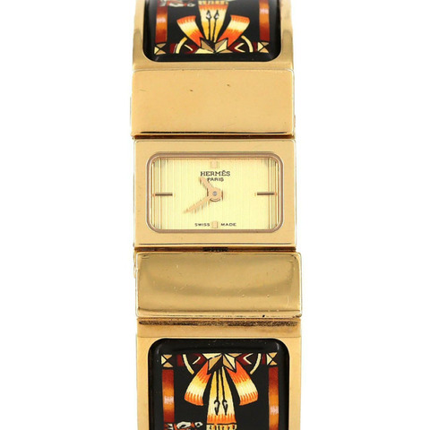 Hermès Roquet 琺瑯 GP LO1.201 石英腕錶