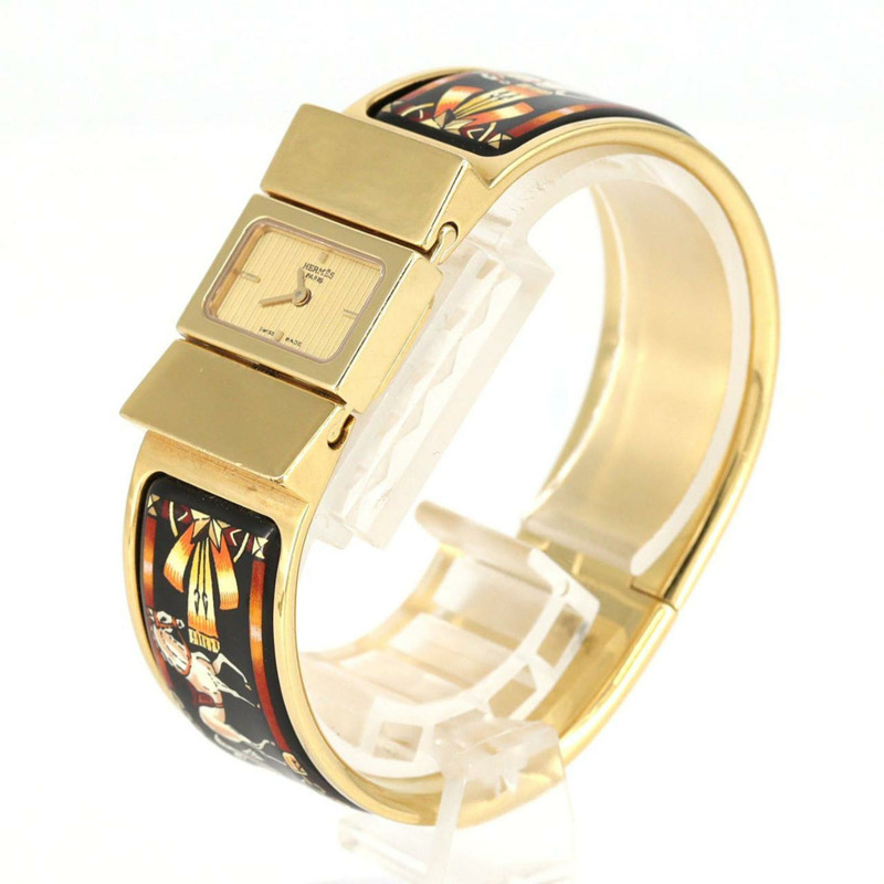 Hermès Roquet 琺瑯 GP LO1.201 石英腕錶-1