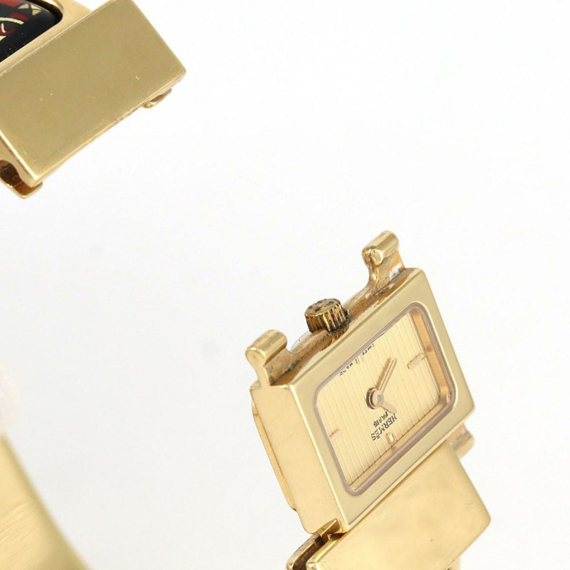 Hermès Roquet 琺瑯 GP LO1.201 石英腕錶-5