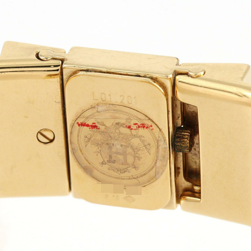 Hermès Roquet 琺瑯 GP LO1.201 石英腕錶-6