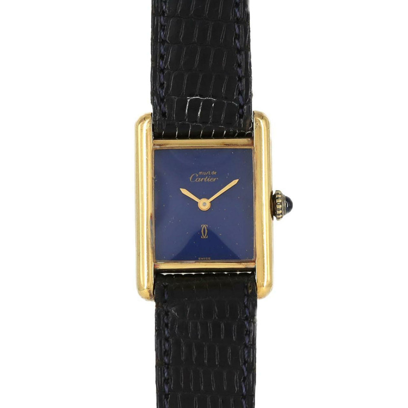 卡地亞 Must Tank SM GP 82975413 手動上鍊腕錶-0