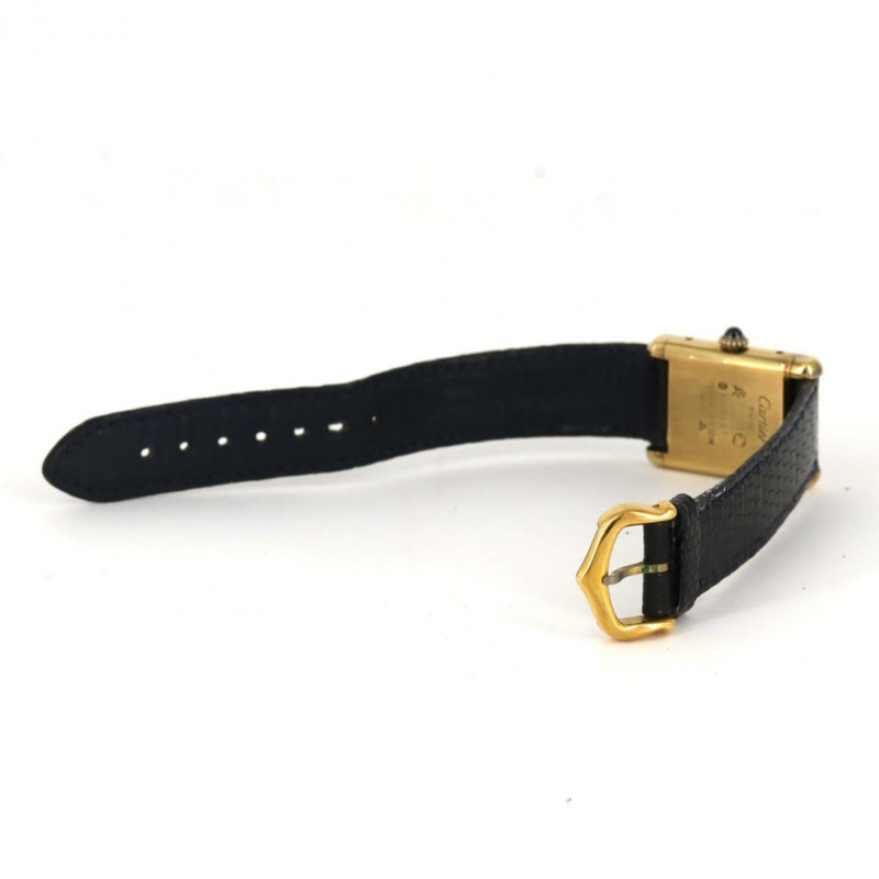 卡地亞 Must Tank SM GP 82975413 手動上鍊腕錶-4