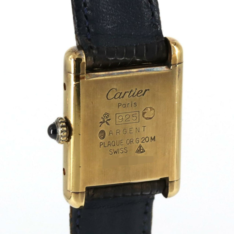 卡地亞 Must Tank SM GP 82975413 手動上鍊腕錶-5