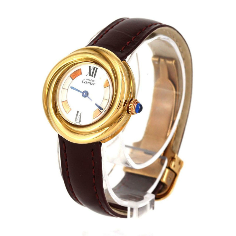 卡地亞 Must Trinity SM GP W1010744 石英錶-1