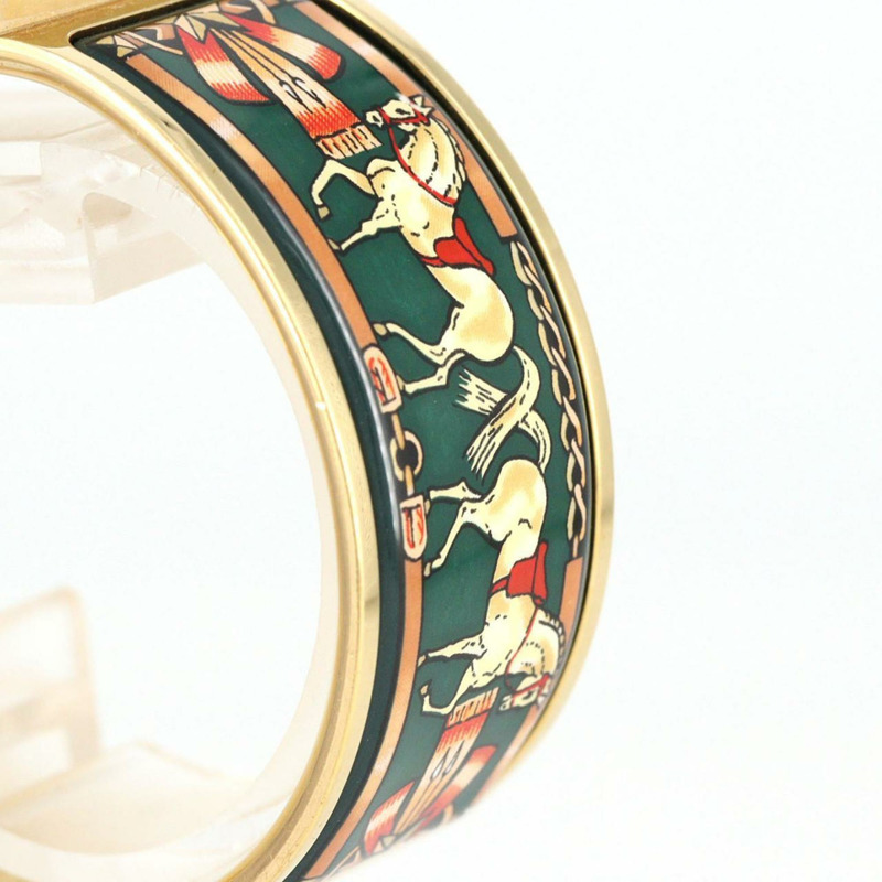 Hermès Roquet 琺瑯 GP LO1.201 石英腕錶-3