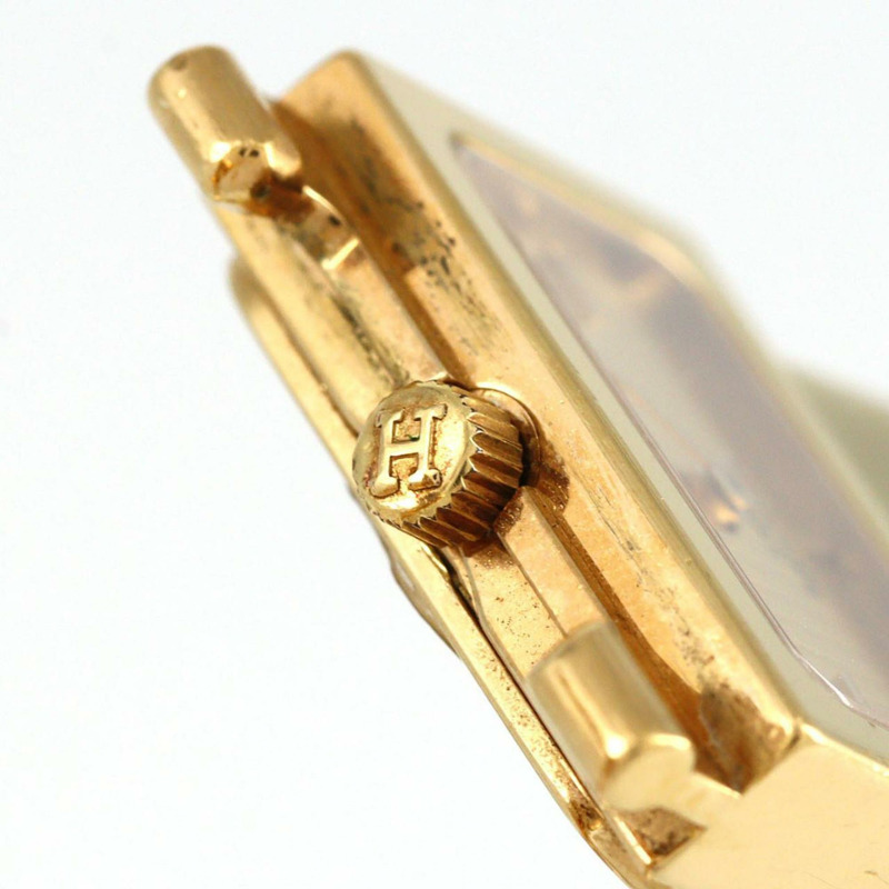 Hermès Roquet 琺瑯 GP LO1.201 石英腕錶-4