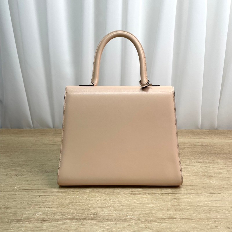 Delvaux Brillant 奶茶色手提包肩背包-1
