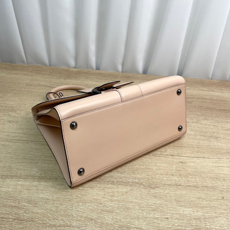 Delvaux Brillant 奶茶色手提包肩背包-3