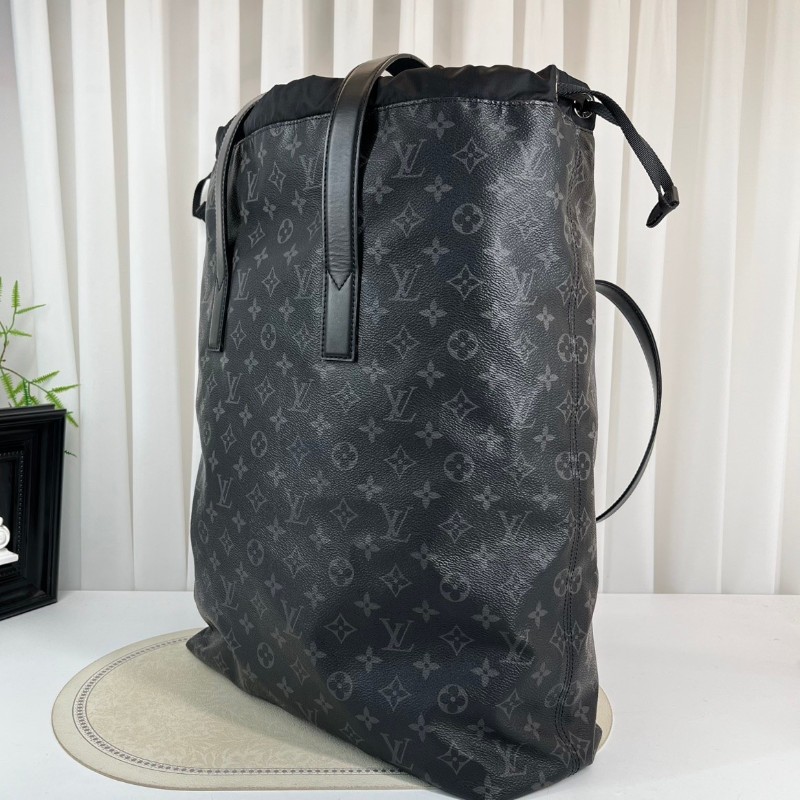 LV 秀款黑色老花 Monogram tote Bagd-3