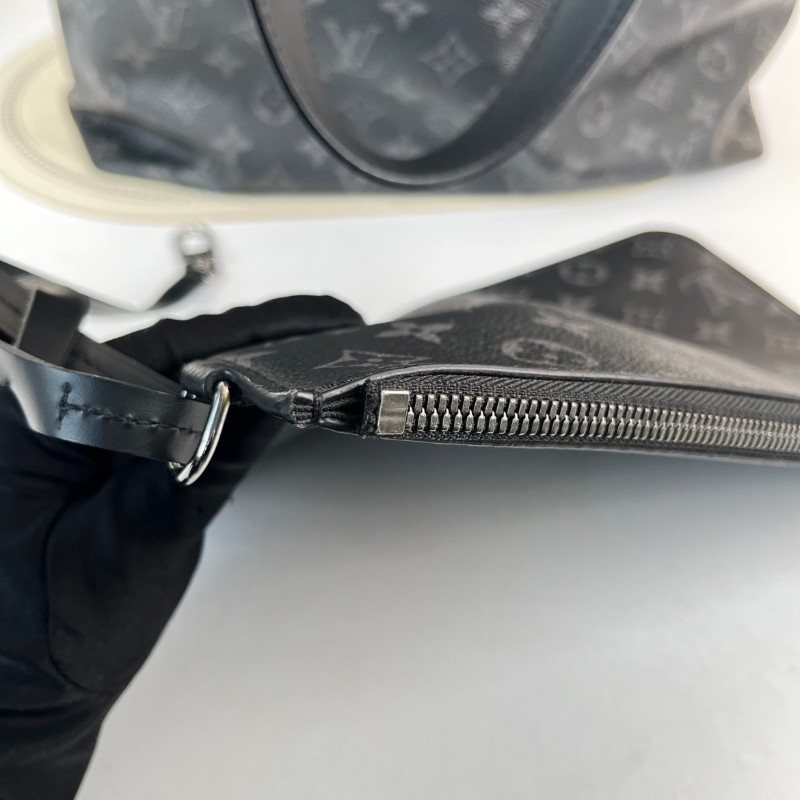 LV 秀款黑色老花 Monogram tote Bagd-6