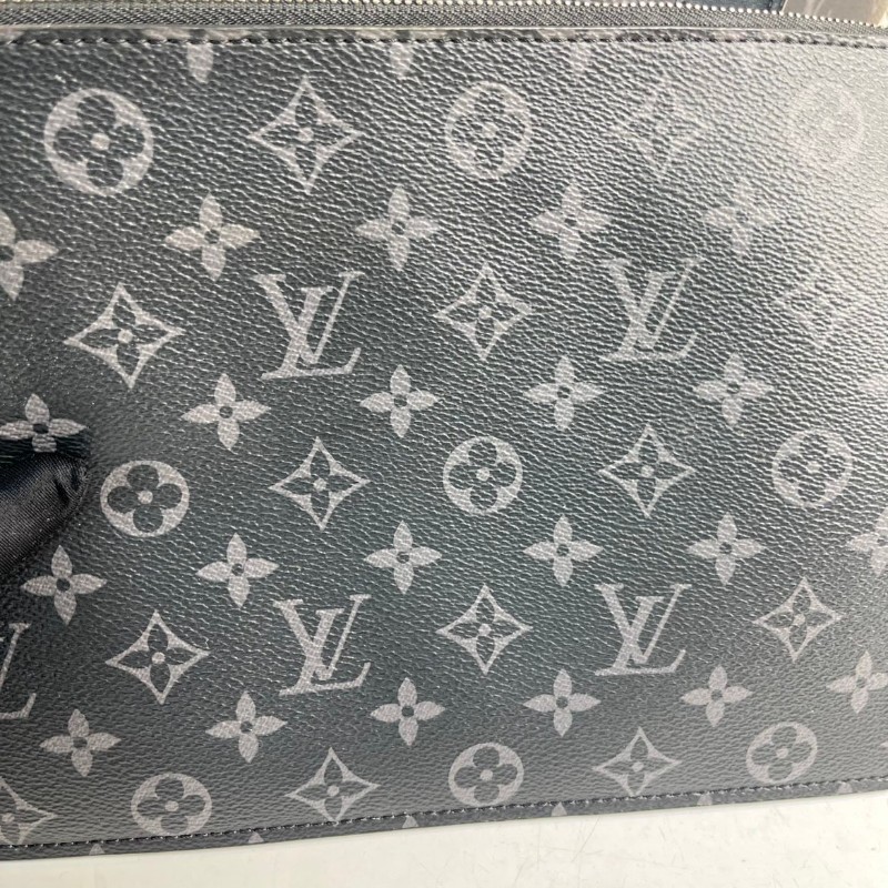LV 秀款黑色老花 Monogram tote Bagd-7