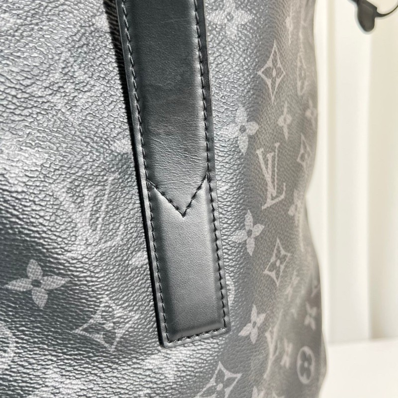 LV 秀款黑色老花 Monogram tote Bagd-8