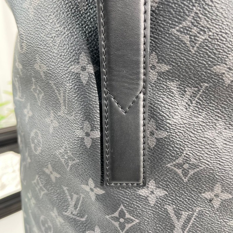 LV 秀款黑色老花 Monogram tote Bagd-9