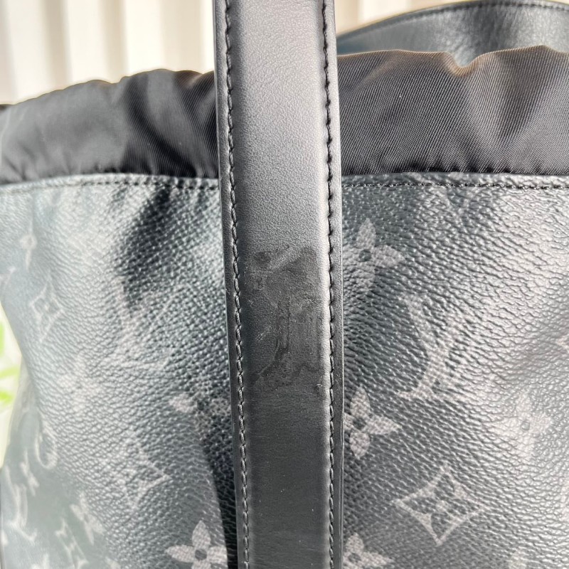 LV 秀款黑色老花 Monogram tote Bagd-10
