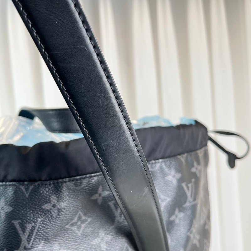 LV 秀款黑色老花 Monogram tote Bagd-11