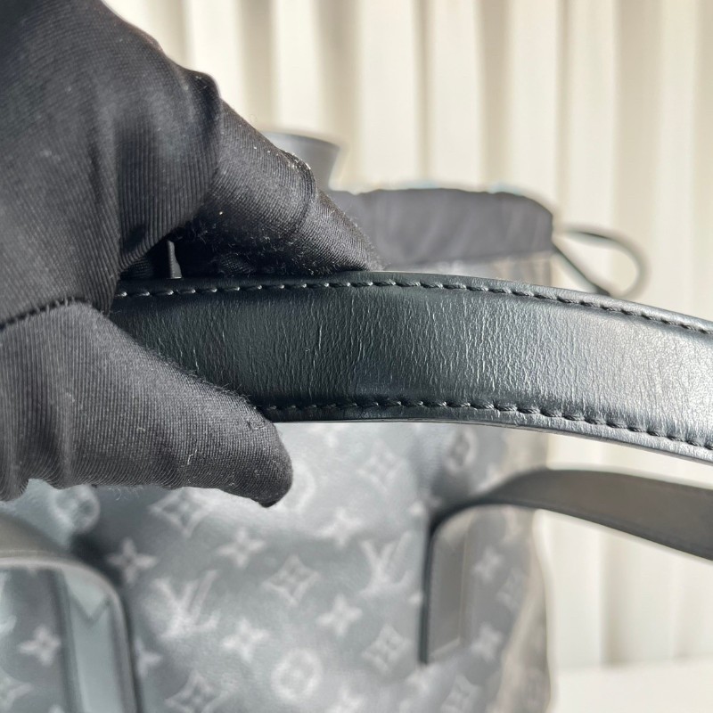 LV 秀款黑色老花 Monogram tote Bagd-12