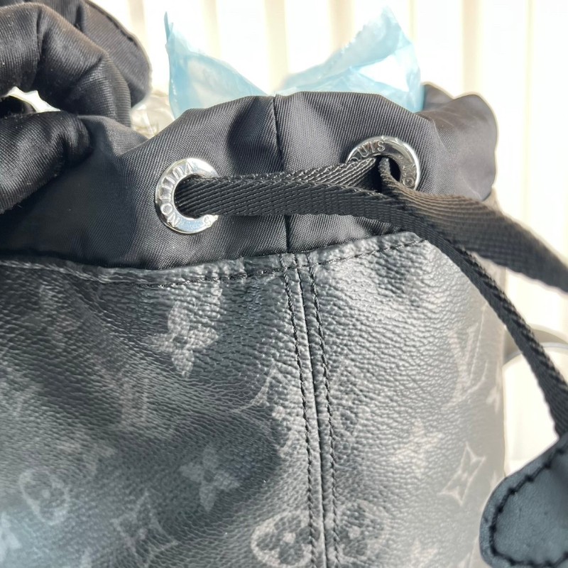 LV 秀款黑色老花 Monogram tote Bagd-14
