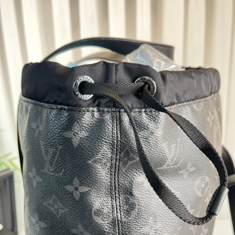 LV 秀款黑色老花 Monogram tote Bagd-25