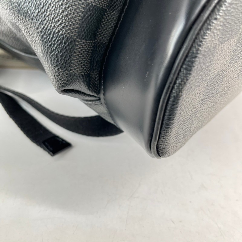 LV Christopher黑色棋盤格後背包-28