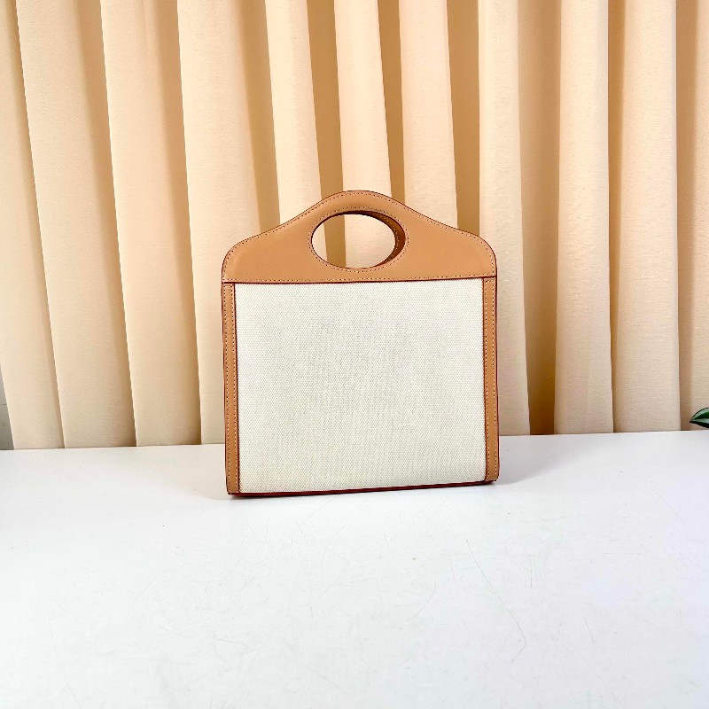 BURBERRY 口袋托特包 可拆卸肩帶-1