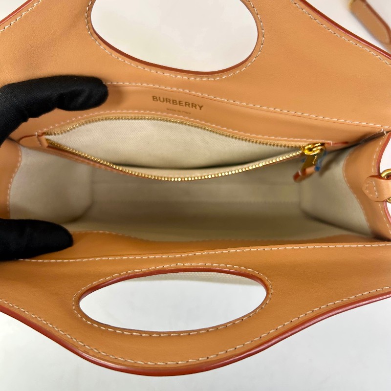 BURBERRY 口袋托特包 可拆卸肩帶-5