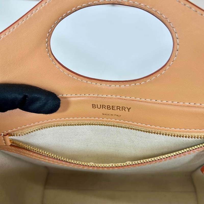 BURBERRY 口袋托特包 可拆卸肩帶-10