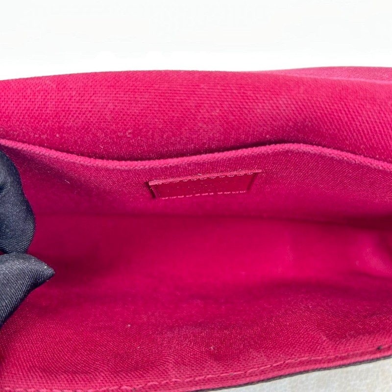 Louis Vuitton 經典老花 帆布拼牛皮 三合一鏈條包-2