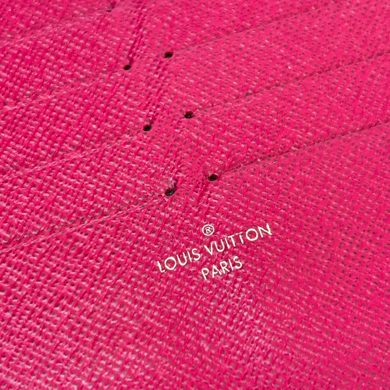 Louis Vuitton 經典老花 帆布拼牛皮 三合一鏈條包-7