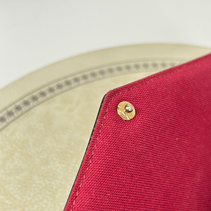 Louis Vuitton 經典老花 帆布拼牛皮 三合一鏈條包-14