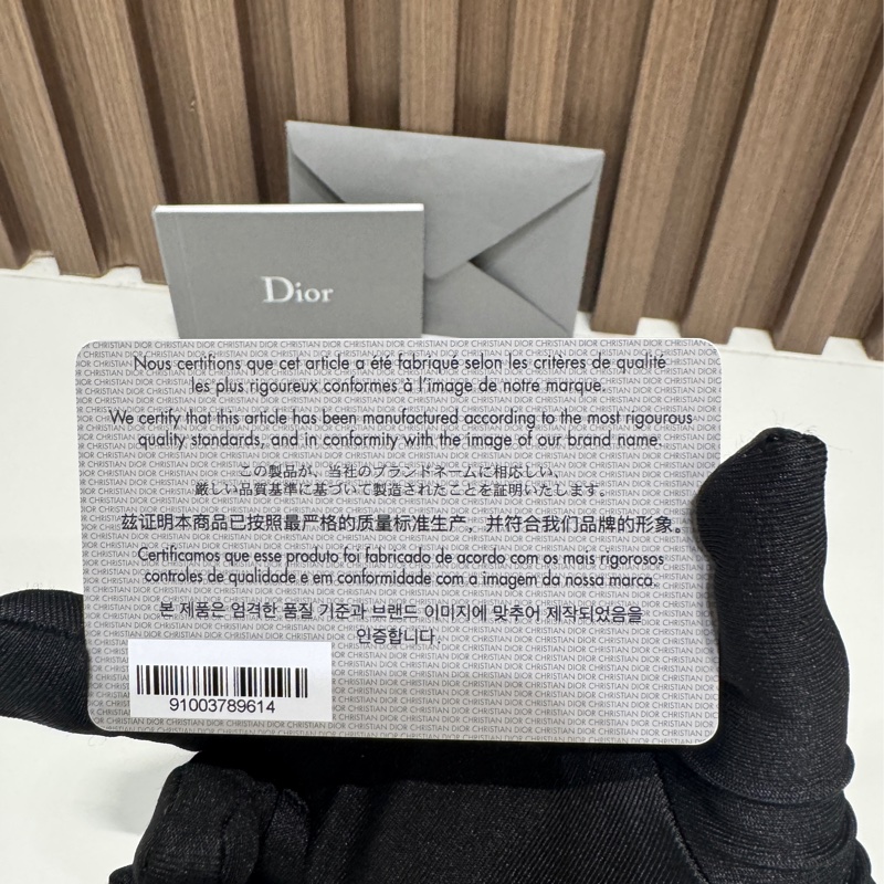99%新 Dior lady 灰色三格迷你 Mini Grey-16