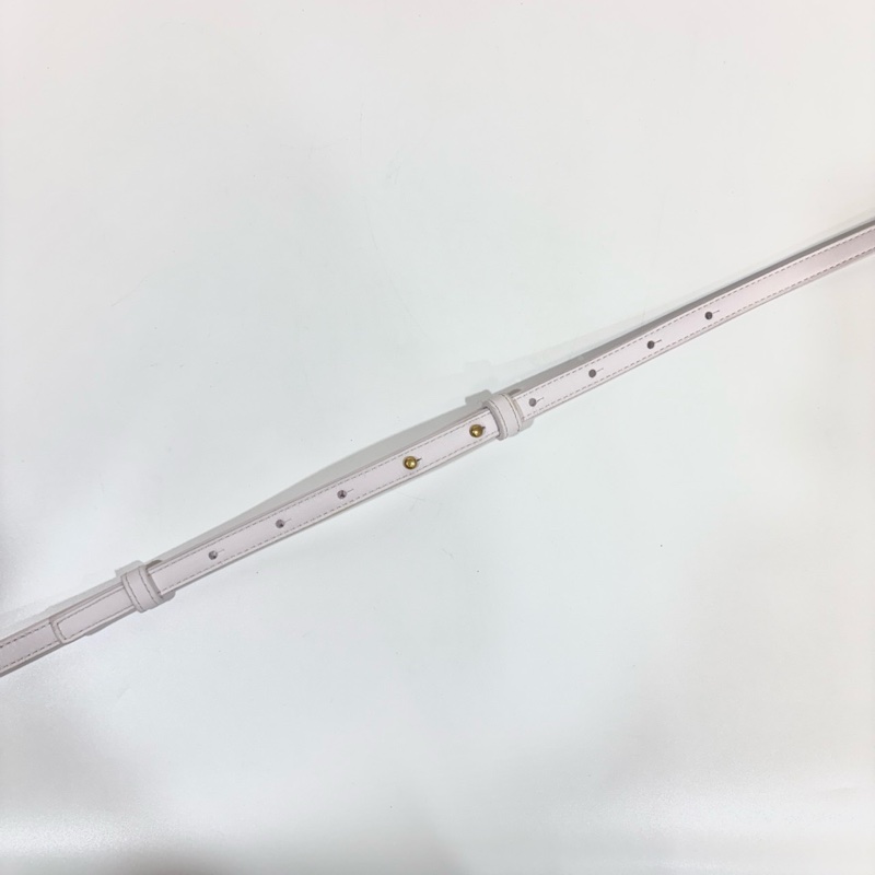 BV淡粉牛皮大編織手提斜背MiniArco29 600606-13