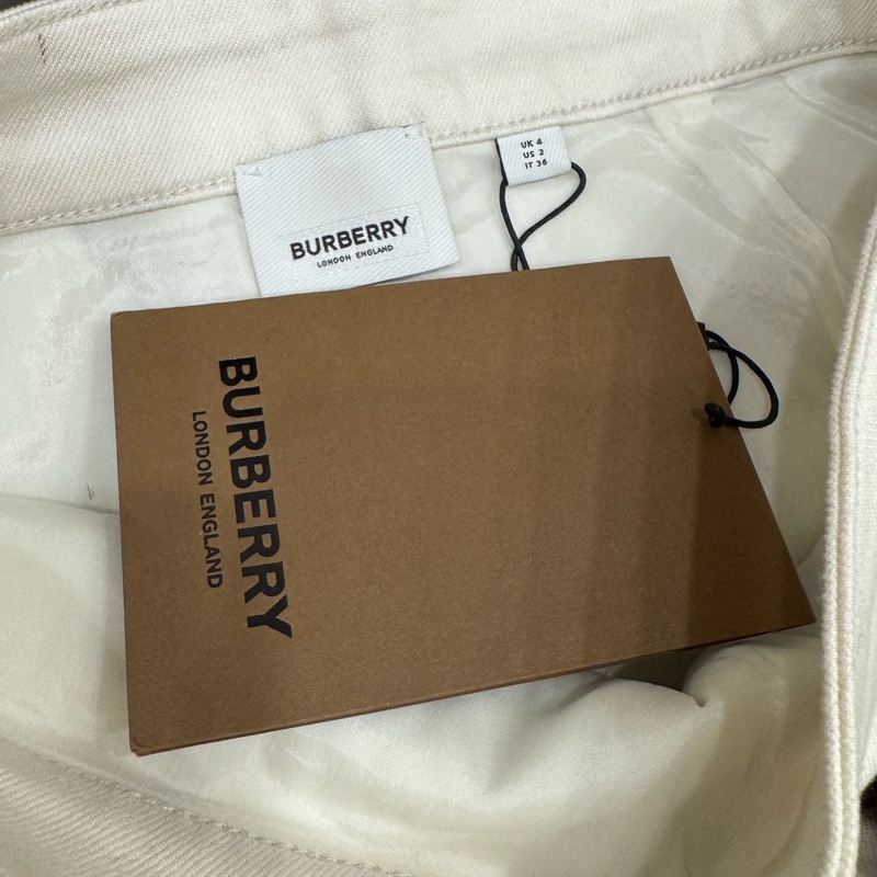 Burberry 鹿印花彈力丹寧迷你裙-2