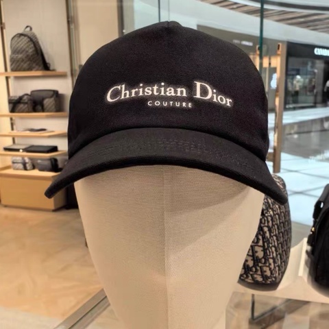 Dior • 字母Logo 棒球帽 黑色