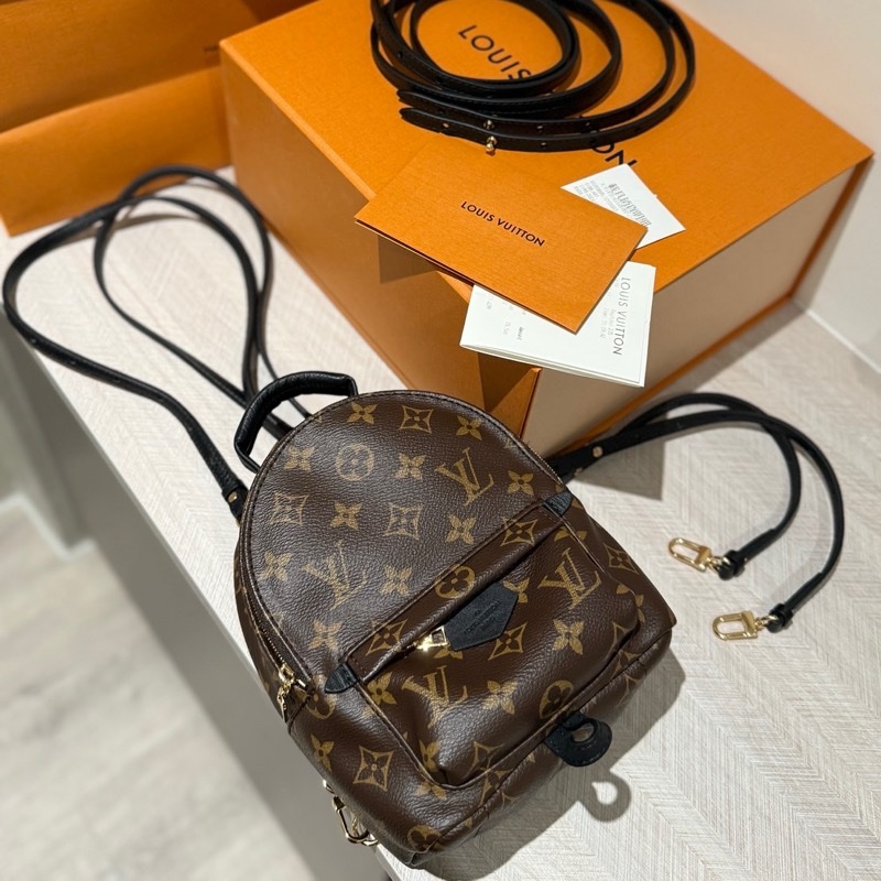 LV 老花 小書包 Louis Vuitton (M44873 Palm Springs Mini)-0