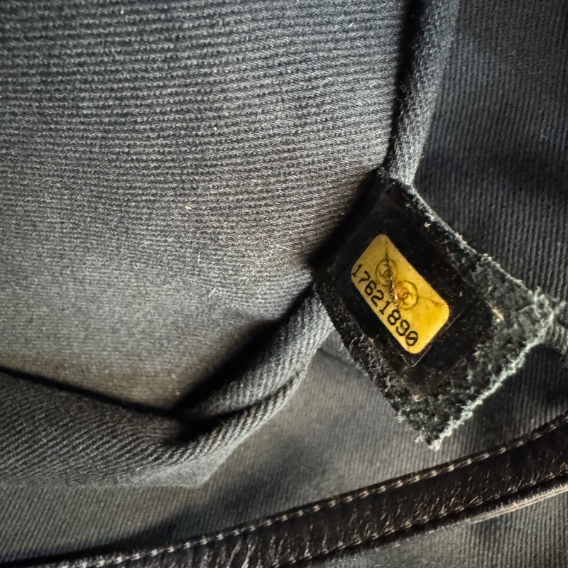 🥨超優惠香奈兒Vintage老香CHANEL黑色荔枝皮金釦雙C豆腐包A67291-9