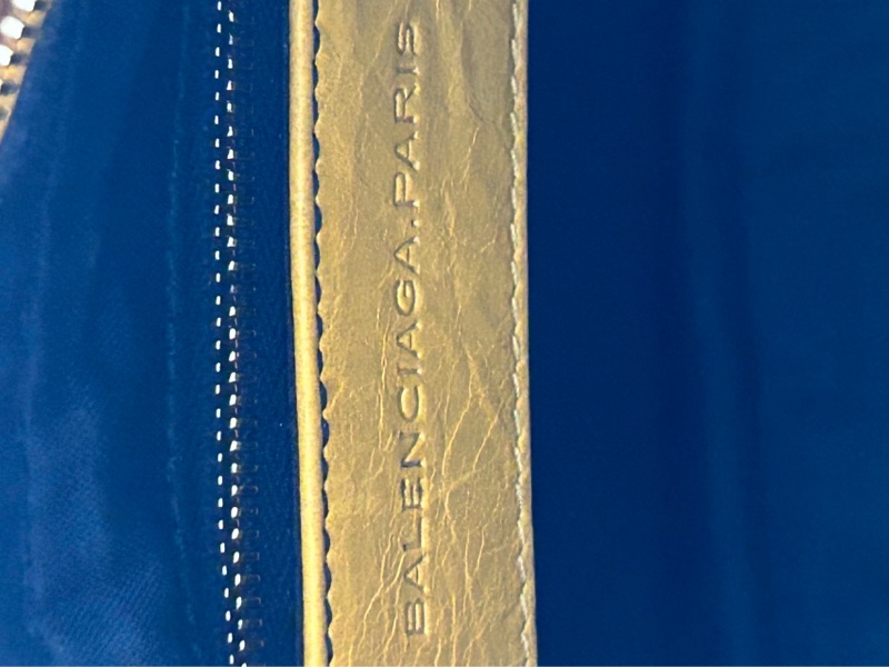 Balenciaga 巴黎世家 黃色機車單肩斜挎包-6