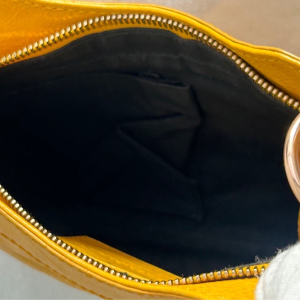 Balenciaga 巴黎世家 黃色機車單肩斜挎包-19