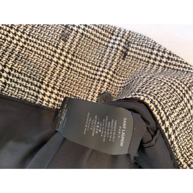 Saint Laurent 羊毛洋裝外套-6