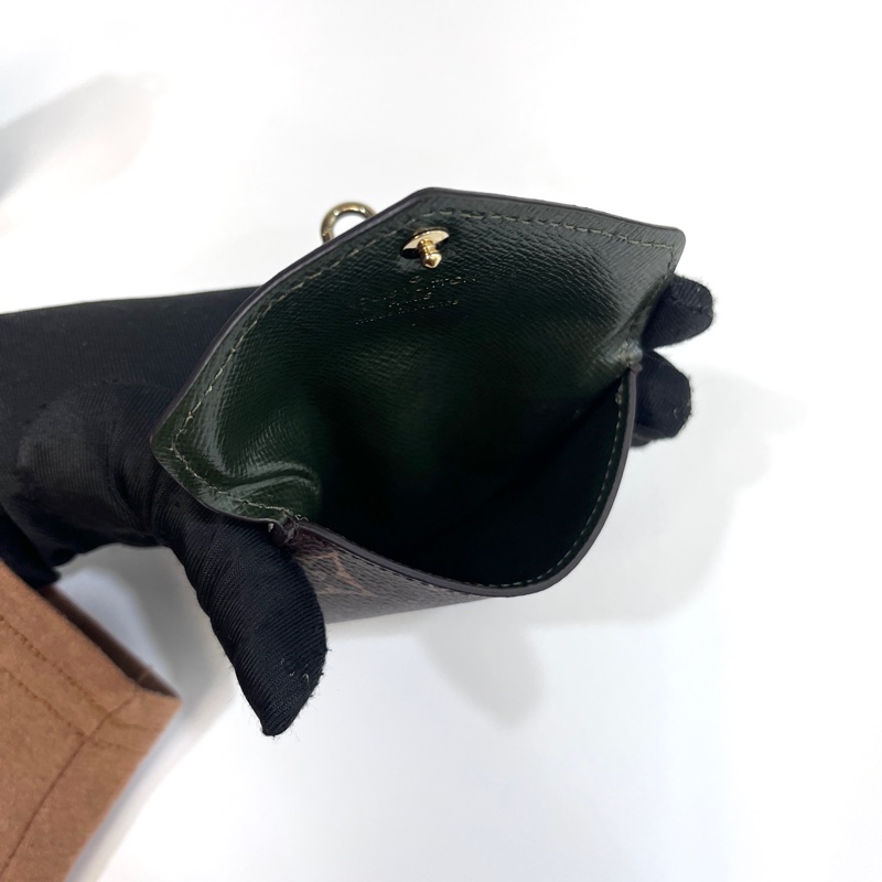 🥨絕版孤品路易威登 Felicie strap go LV原花拼綠背帶二合一麻將包M80091-11